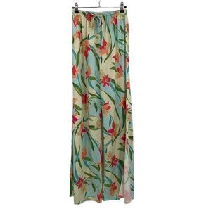 Hurley Flora Tropicana Floral Side Split Pants NWT XS